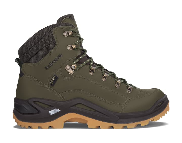 Lowa Renegade GTX Mid Chaussures de randonnée pour homme Renegade GTX Mid Chaussures de randonnée pour homme Lowa 473304346563 Couleur vert foncé Taille 46.5 Photo no. 1