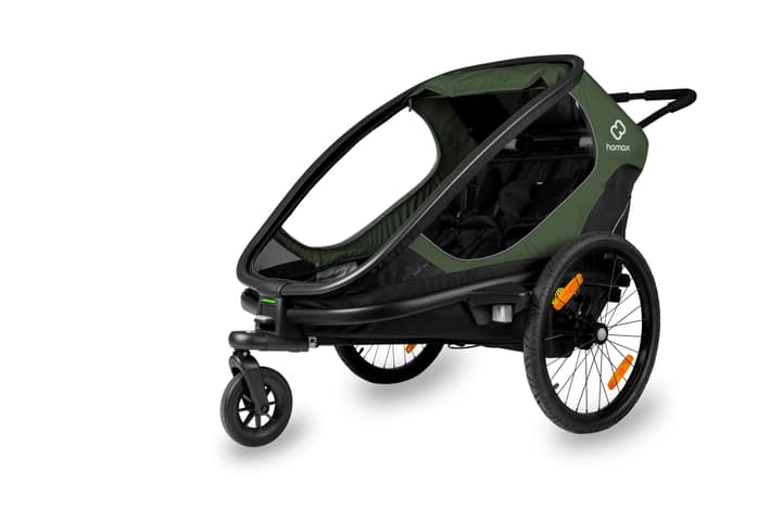 Image of Hamax Outback '2 in 1' Veloanhänger dunkelgrün bei Migros SportXX