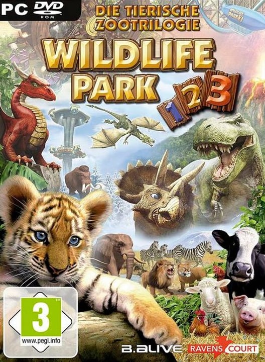 PC - Wildlife Park - Die tierische Zootrilogie Box PC - Wildlife Park - Die tierische Zootrilogie Box 785300129713 N. figura 1