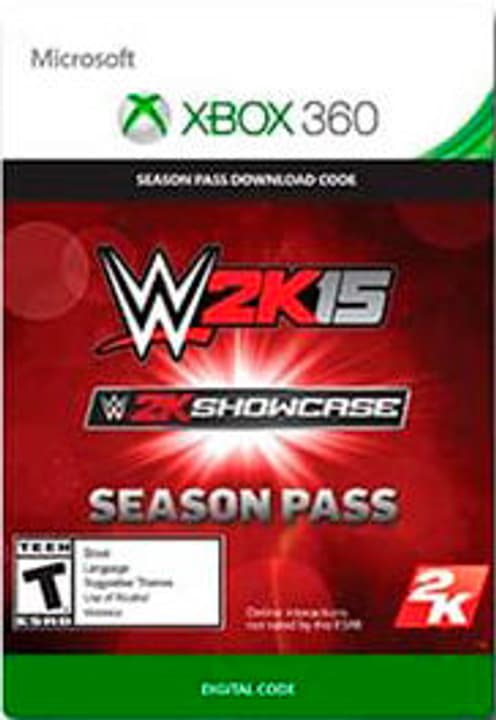 Xbox 360 - WWE 2k15: Showcase Season Pass Numérique (ESD) Xbox 360 - WWE 2k15: Showcase Season Pass Numérique (ESD) 785300135568 Photo no. 1