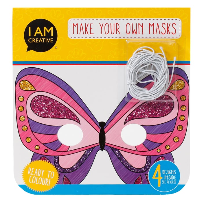 Image of I AM CREATIVE Kindermasken Girlie 12 Stk.