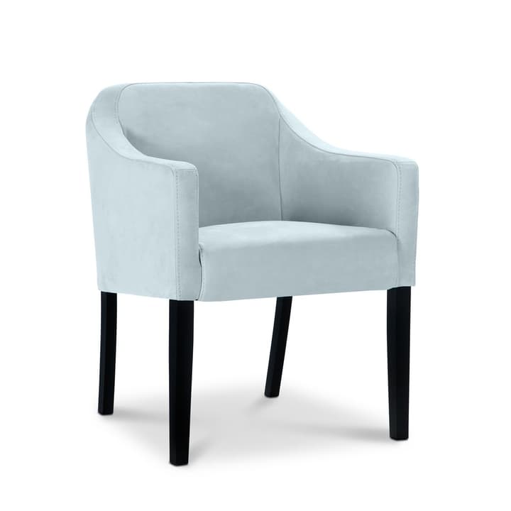 LUCAS Chaise Nubuck LUCAS Chaise Nubuck 366009639207 Dimensions L: 62.0 cm x P: 63.0 cm x H: 79.0 cm Couleur Bleu pastel Photo no. 1