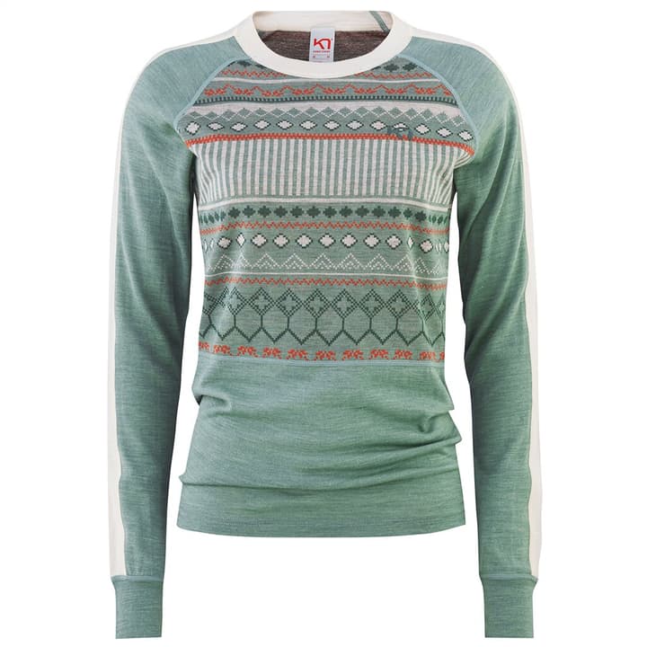 Image of Kari Traa Tuva Longsleeve Langarmshirt smaragd