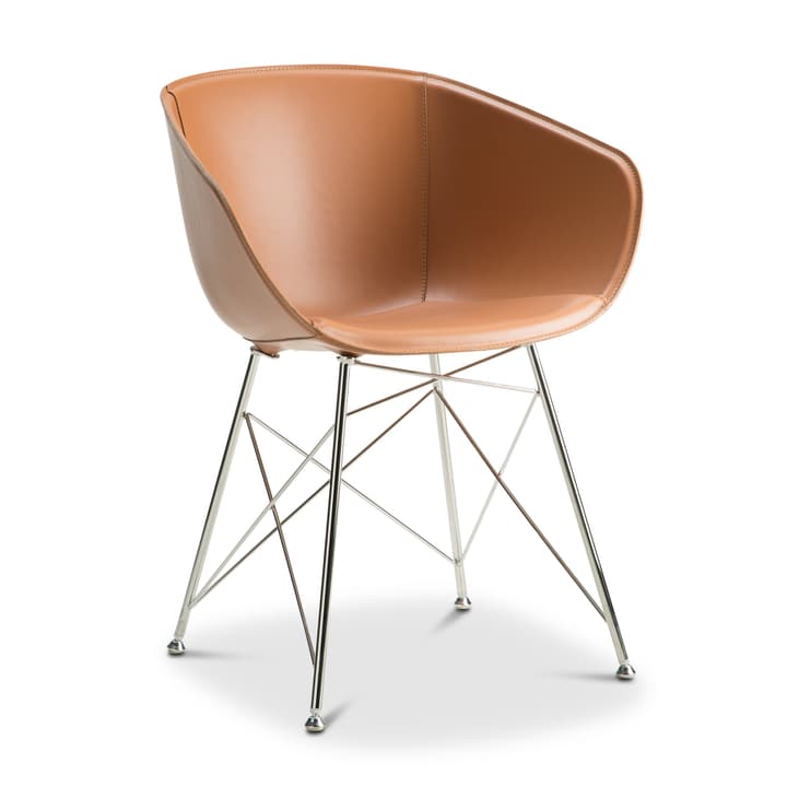 SEDIA Chaise avec accoudoirs SEDIA Chaise avec accoudoirs 366171600000 Couleur Caramel Dimensions L: 45.0 cm x P: 58.0 cm x H: 81.0 cm Photo no. 1
