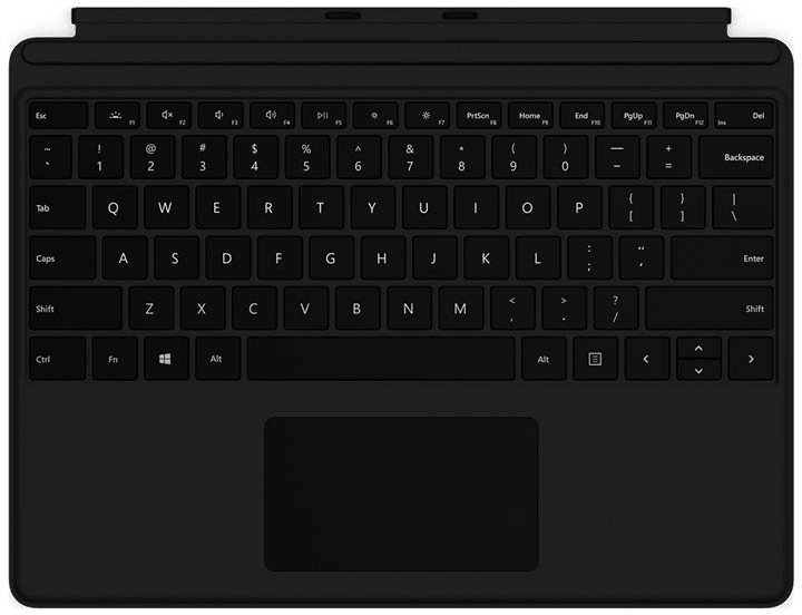 Microsoft Surface Type Cover Pro X schwarz Tastatur Surface Type Cover Pro X schwarz Tastatur Microsoft 785300149570 Bild Nr. 1