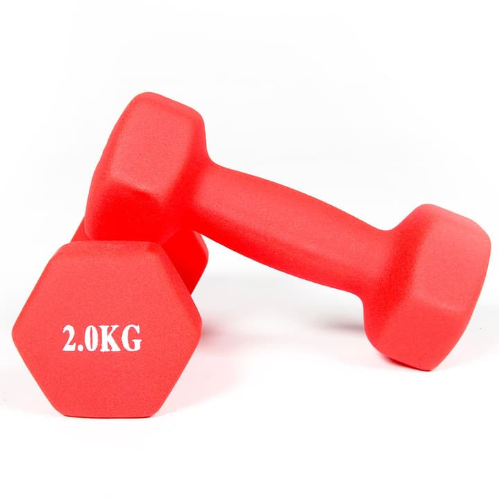 Image of GladiatorFit Hanteln mit Neoprenüberzug Bodybuilding und Fitness (2er-Set) : 2 x 2 KG Hanteln