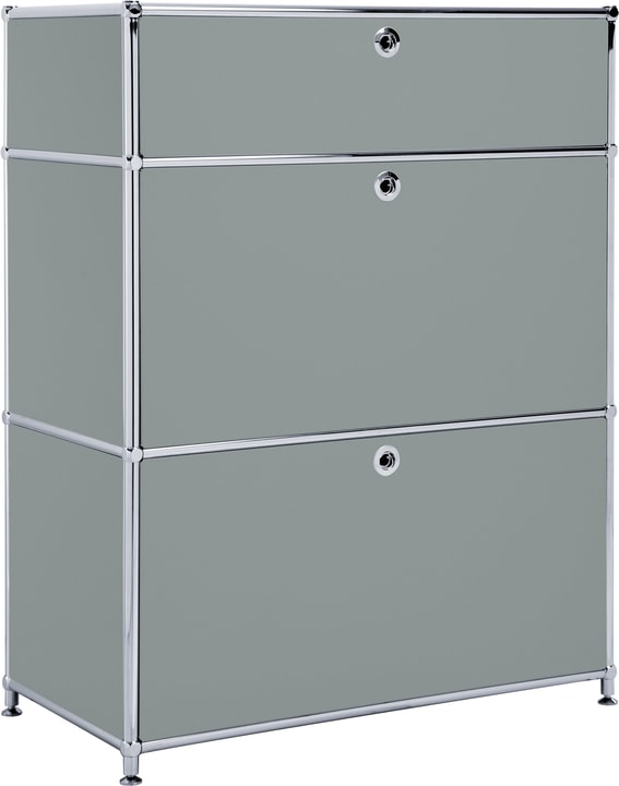 FLEXCUBE Sideboard FLEXCUBE Sideboard 401814710280 Grösse B: 77.5 cm x T: 40.0 cm x H: 100.0 cm Farbe Grau Bild Nr. 1