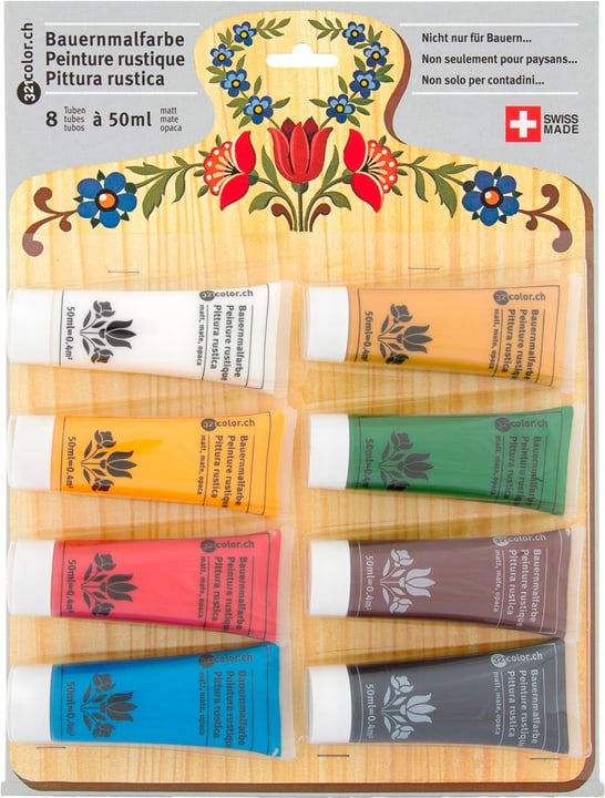 321Color Pittura rustica opaca 8 tubetti a 50ml Pittura rustica opaca 8 tubetti a 50ml 321Color 661405200000 N. figura 1