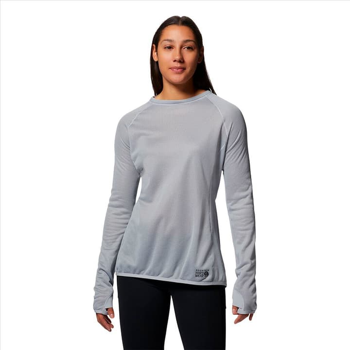 Image of Mountain Hardwear W AirMesh LS Crew Langarmshirt hellgrau