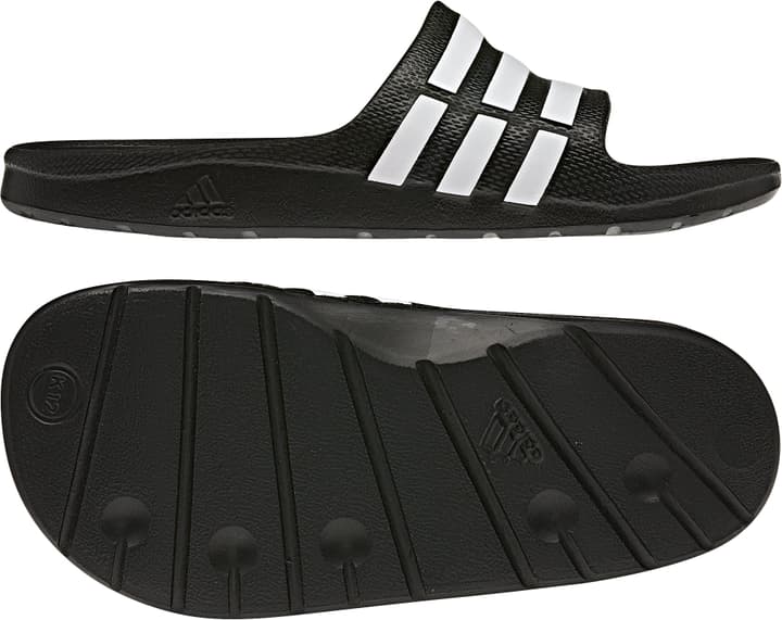 Adidas Duramo Slide Kinder-Sandale Duramo Slide Kinder-Sandale Adidas 460652531020 Farbe schwarz Grösse 31 Bild-Nr. 1