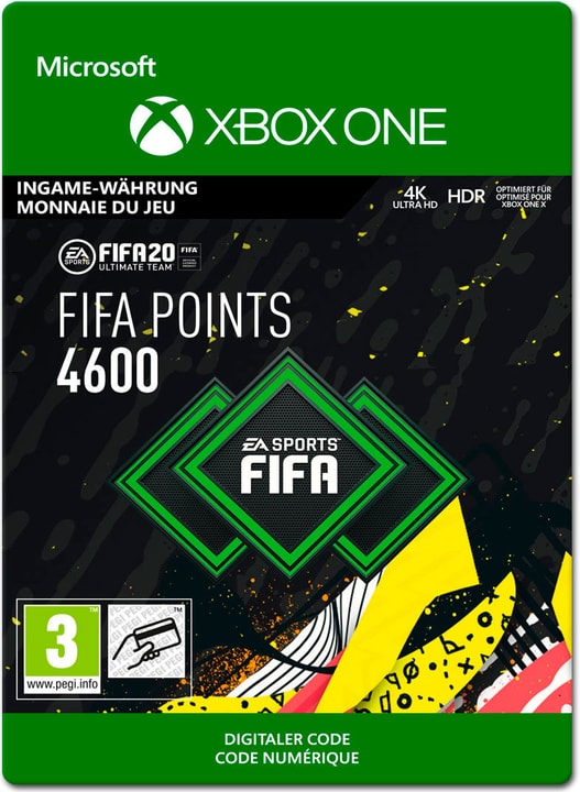 Xbox One - FIFA 20 Ultimate Team: 4600 Points Download (ESD) Xbox One - FIFA 20 Ultimate Team: 4600 Points Download (ESD) 785300147127 Photo no. 1