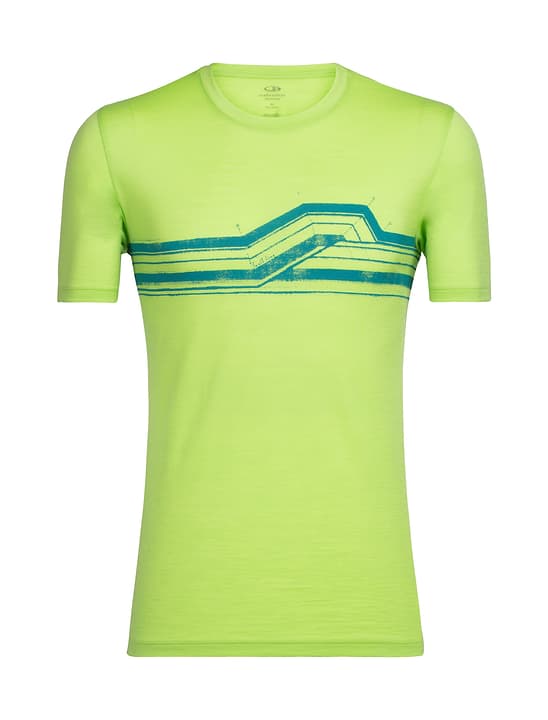 Icebreaker Seismic Stripe Maillot à manches courtes pour homme Seismic Stripe Maillot à manches courtes pour homme Icebreaker 462784500762 Couleur vert neon Taille XXL Photo no. 1