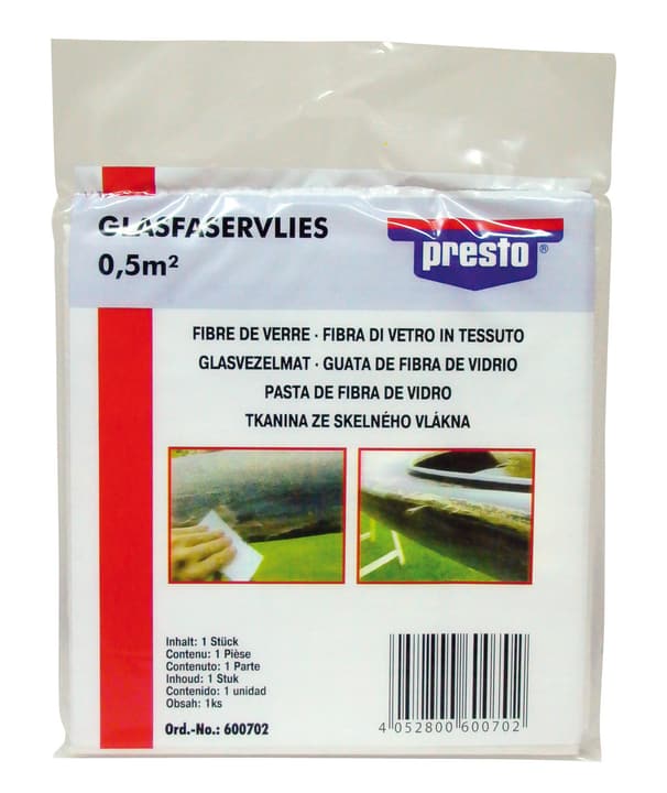 Presto Mat en fibre de verre 0.5 m2 Enduit Mat en fibre de verre 0.5 m2 Enduit Presto 620156500000 Photo no. 1