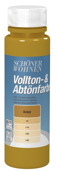 Schöner Wohnen Pittura pien e per digradazione Ocra 250 ml Pittura pien e per digradazione Ocra 250 ml Schöner Wohnen 660901300000 Colore Ocra Contenuto 250.0 ml N. figura 1