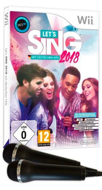 Wii - Let's Sing 2018 mit Deutschen Hits + 2 Mics Physisch (Box) Wii - Let's Sing 2018 mit Deutschen Hits + 2 Mics Physisch (Box) 785300129722 Bild Nr. 1