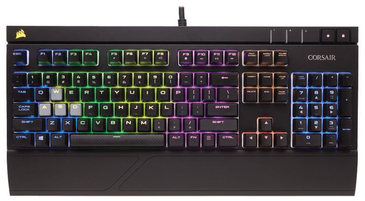 Corsair STRAFE RGB LED Cherry MX Silent STRAFE RGB LED Cherry MX Silent Corsair 785300129249 Bild Nr. 1
