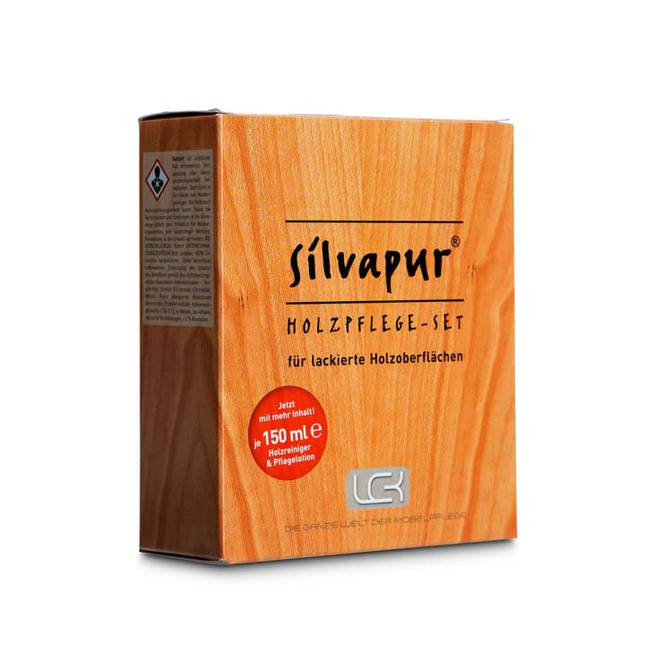 SILVAPUR Produit d'entretion pour bois à surfaces laquées/surfaces laminées SILVAPUR Produit d'entretion pour bois à surfaces laquées/surfaces laminées 360044733801 Dimensions L: 47.0 cm x P: 28.0 cm x H: 17.0 cm Photo no. 1