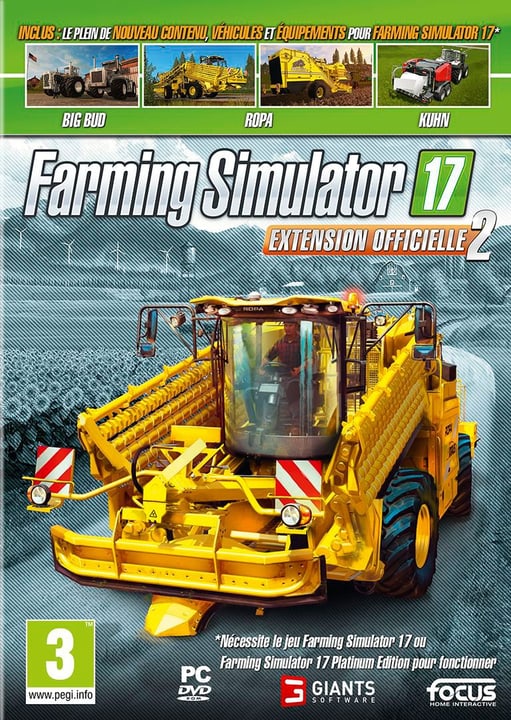 PC - Farming Simulator 2017 - Extension Officielle 2 (F) Box PC - Farming Simulator 2017 - Extension Officielle 2 (F) Box 785300132639 Bild Nr. 1