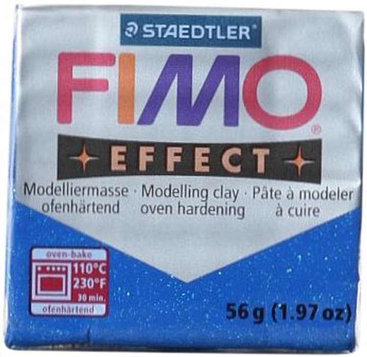 Image of Fimo Effect Soft block metallic blau Knete