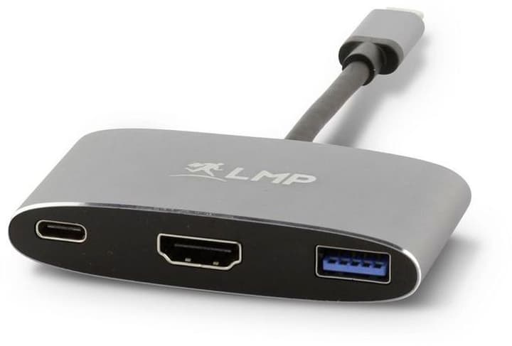 LMP Multiadapter USB-C - HDMI, USB 3.0 Adattatore Multiadapter USB-C - HDMI, USB 3.0 Adattatore LMP 785300145320 N. figura 1