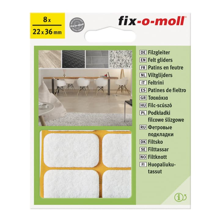 Image of Fix-O-Moll Filzgleiter 3 mm / 36 x 22 8 bei Do it + Garden von Migros