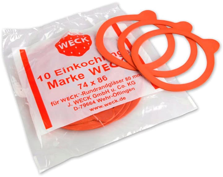 Image of Weck Einkochringe, 10 Stk. Einkochringe