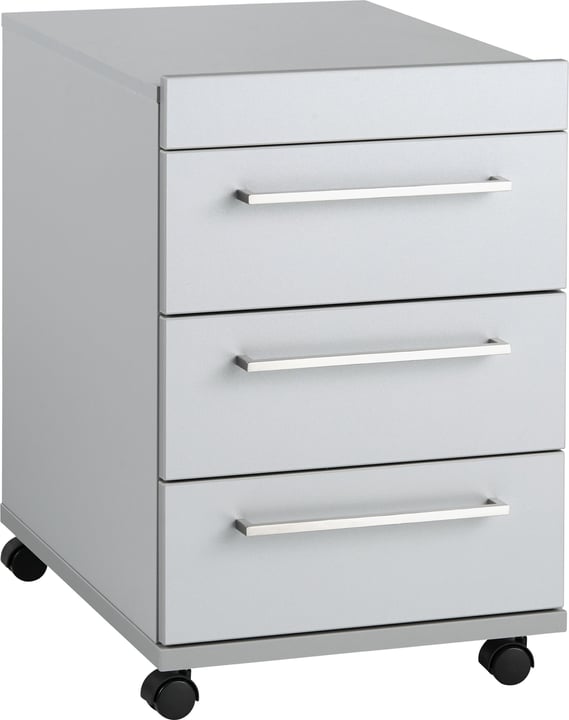 CONCEPT X Rollcontainer 3S silber/silber Rollcontainer CONCEPT X Rollcontainer 3S silber/silber Rollcontainer 401840000000 Bild Nr. 1