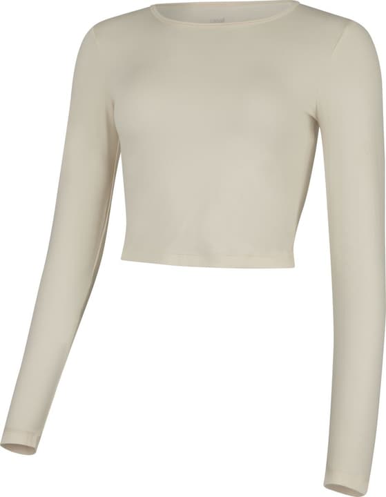 Image of Casall W Crop Long Sleeve Yogashirt hellbraun bei Migros SportXX