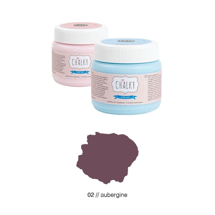 Image of I AM CREATIVE Chalky Aubergine 150g Farbe