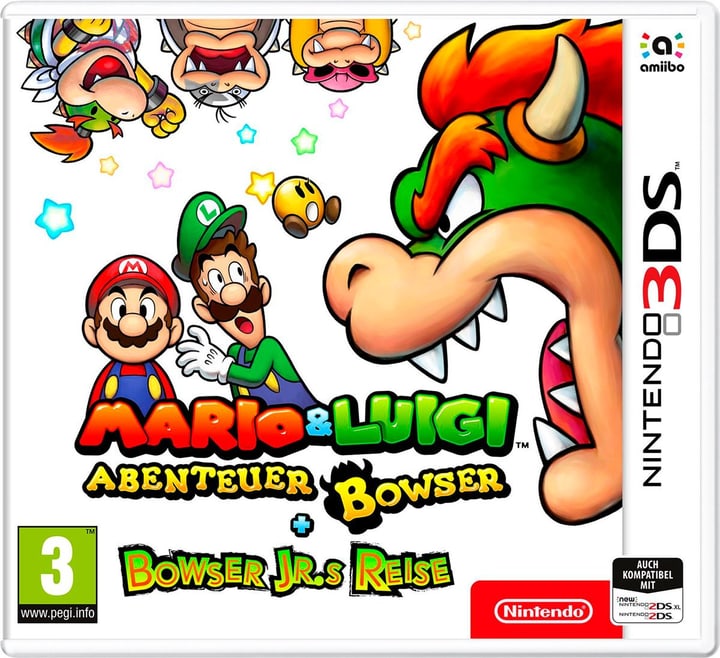 2DS/3DS - Mario & Luigi: Abenteuer Bowser + Bowser Jr.s Reise (D) Box 2DS/3DS - Mario & Luigi: Abenteuer Bowser + Bowser Jr.s Reise (D) Box 785300140692 Lingua Tedesco Piattaforma Nintendo DS N. figura 1