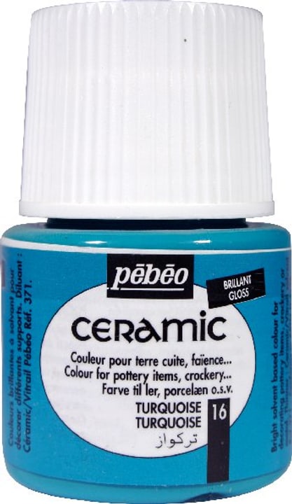 Image of Pébéo Ceramic Keramikmalfarbe 16 Turquoise 45ml bei Do it + Garden von Migros