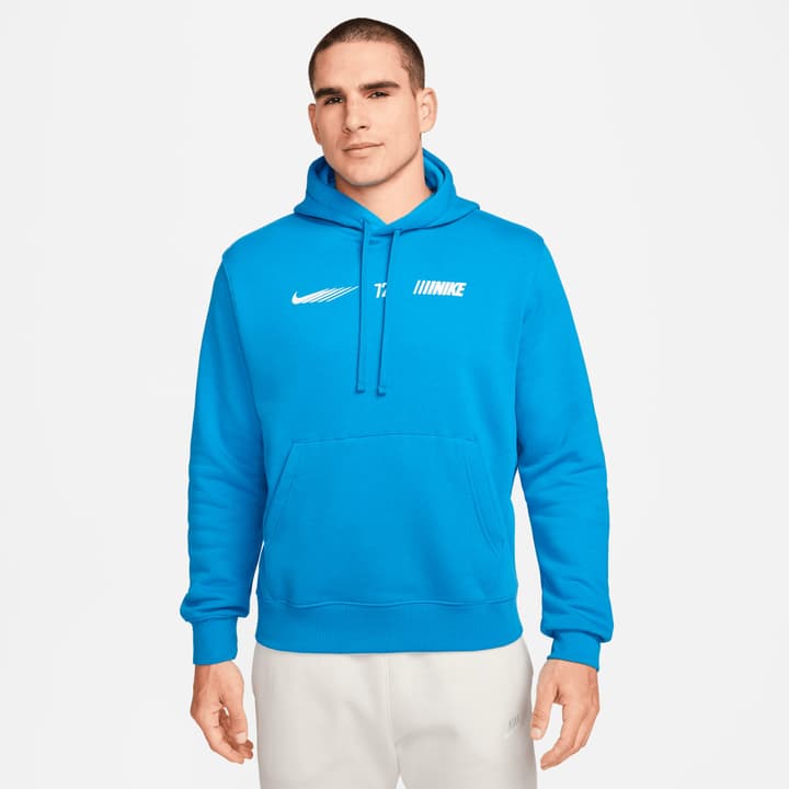 Image of Nike NSW SI PO Hoodie FLC BB Fitnesshoodie blau