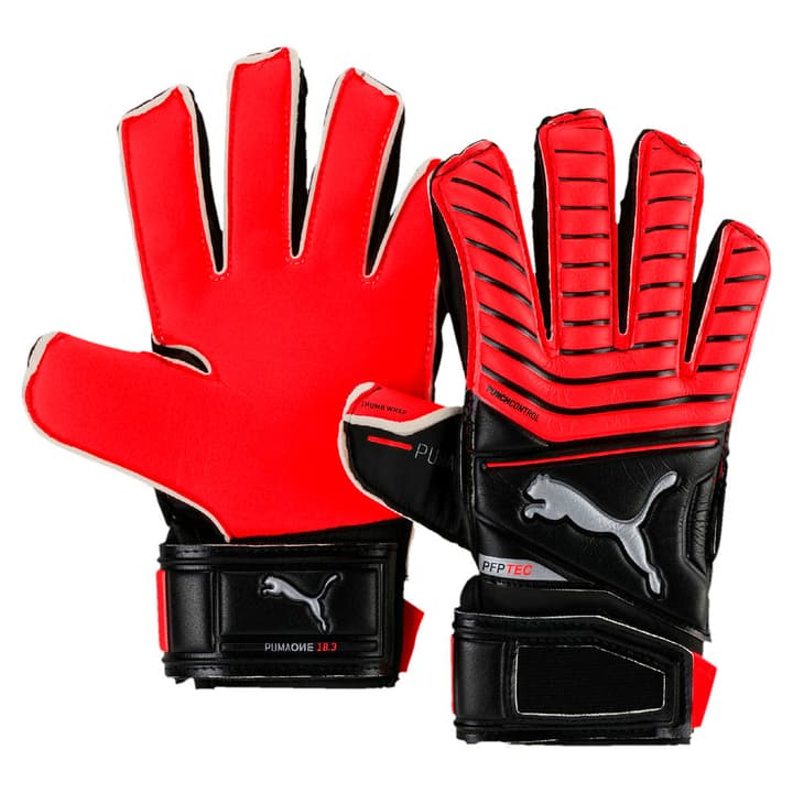 Puma One Protect 18.3 JR Gants de gardien de but de football pour enfant One Protect 18.3 JR Gants de gardien de but de football pour enfant Puma 461932606030 Couleur rouge Taille 6 Photo no. 1
