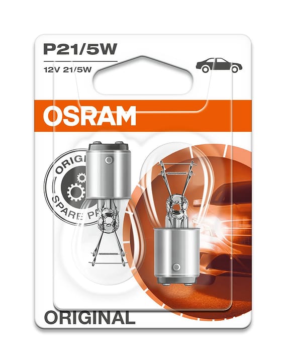 Image of Osram Original P21/5W BAY15d Duobox Autolampe