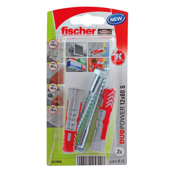 Image of fischer DUOPOWER 12 x 60 inkl. Schrauben Universaldübel bei Do it + Garden von Migros