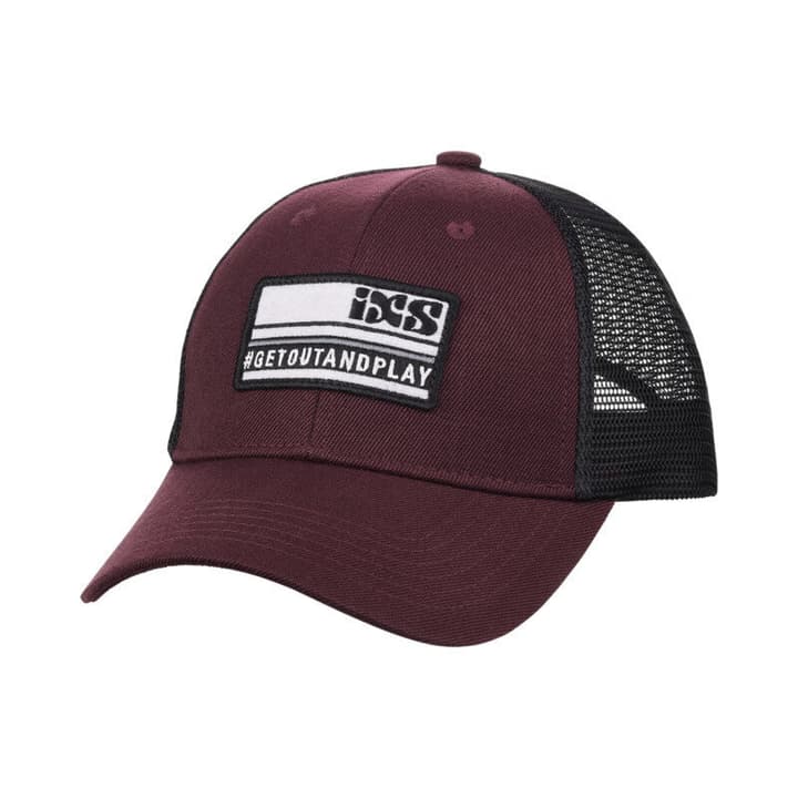 Image of iXS Playground Curved Hat Cap bordeaux
