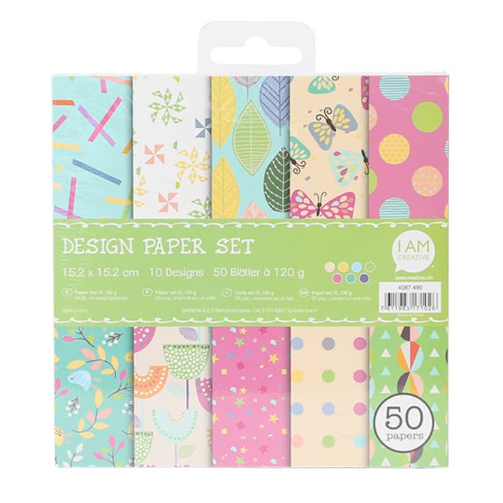 Image of I AM CREATIVE Paper Set IV,15.2X15.2CM, 50 Blatt bei Do it + Garden von Migros