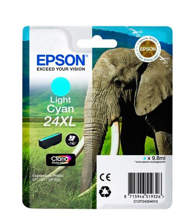 Epson 24XL light cyan Cartuccia d'inchiostro 24XL light cyan Cartuccia d'inchiostro Epson 785300124964 N. figura 1
