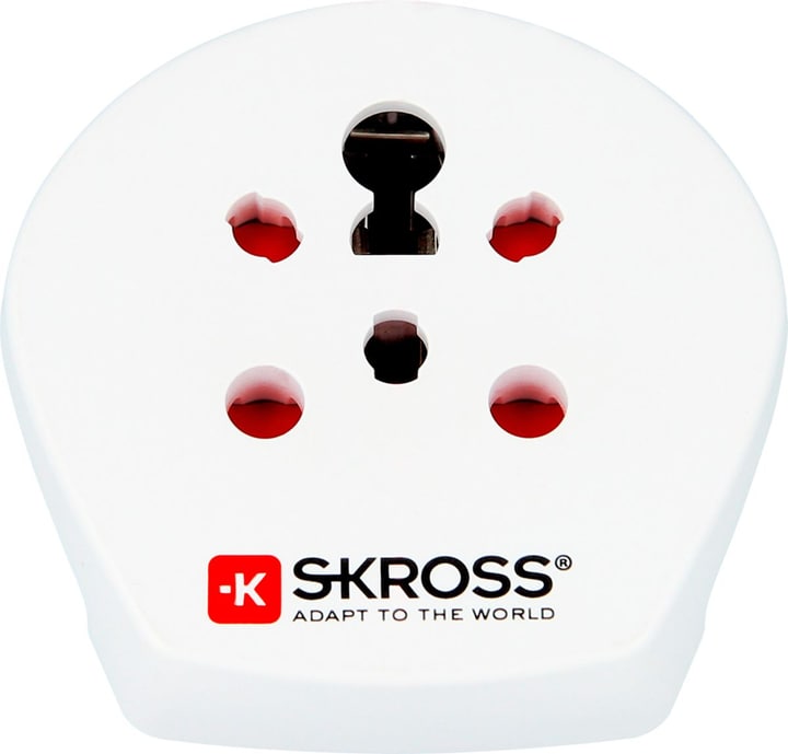 Skross Single Travel Adapter India, Denmark, Israel Adattatore Da Viaggio Single Travel Adapter India, Denmark, Israel Adattatore Da Viaggio Skross 785300138543 N. figura 1