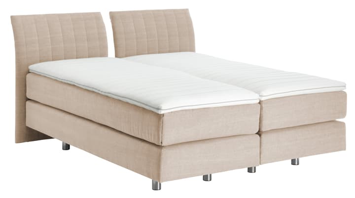 NAVIER Lit Boxspring NAVIER Lit Boxspring 403483500000 Couleur Écru Dimensions L: 160.0 cm x P: 200.0 cm Photo no. 1