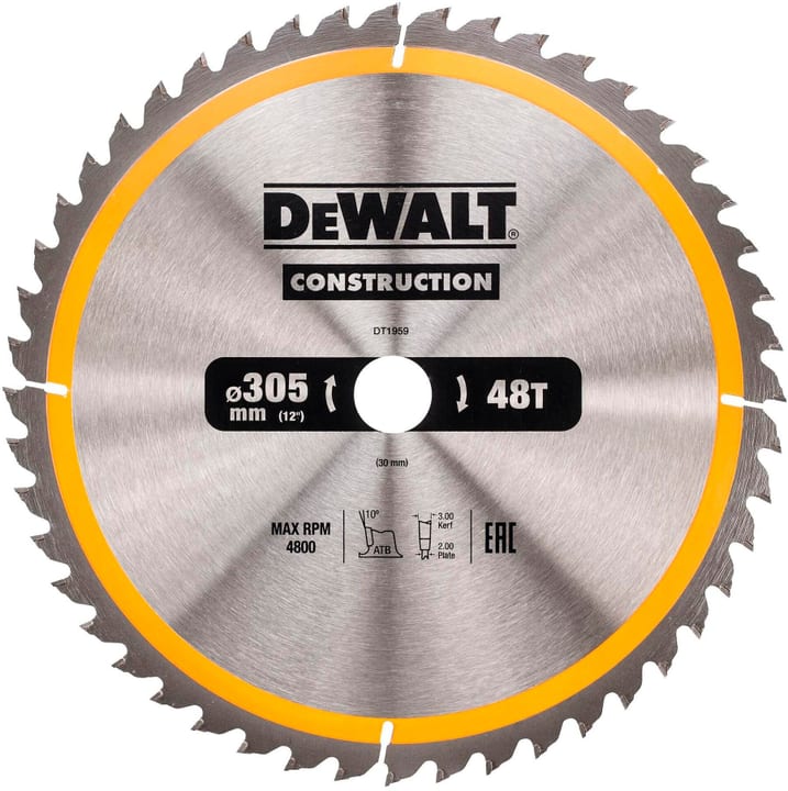 Image of DeWalt Kreissägeblatt 305 x 30 mm, 48 WZ