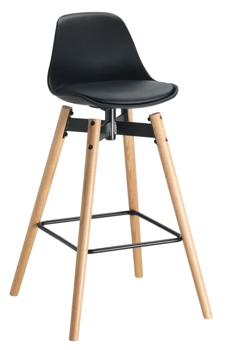 TOTTI Tabouret de bar TOTTI Tabouret de bar 402349200020 Dimensions L: 48.5 cm x P: 49.0 cm x H: 94.0 cm Couleur Noir Photo no. 1