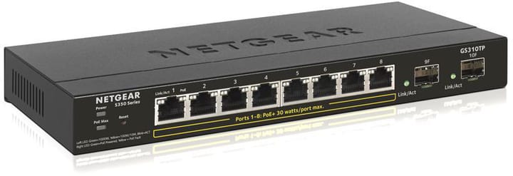 Netgear 8-Port LAN Switch PoE+ Ethernet Switch 8-Port LAN Switch PoE+ Ethernet Switch Netgear 785300141920 N. figura 1