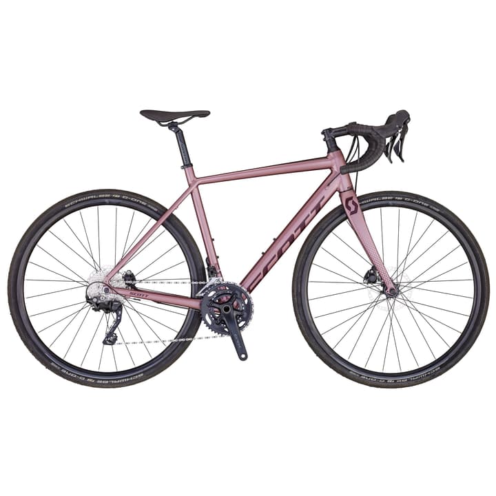 Scott Contessa Speedster Gravel 25 Gravel Bike Contessa Speedster Gravel 25 Gravel Bike Scott 463365000239 Couleur vieux rose Tailles du cadre XS Photo no. 1
