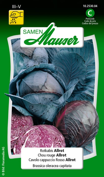 Image of Samen Mauser Rotkabis Allrot Gemüsesamen bei Do it + Garden von Migros