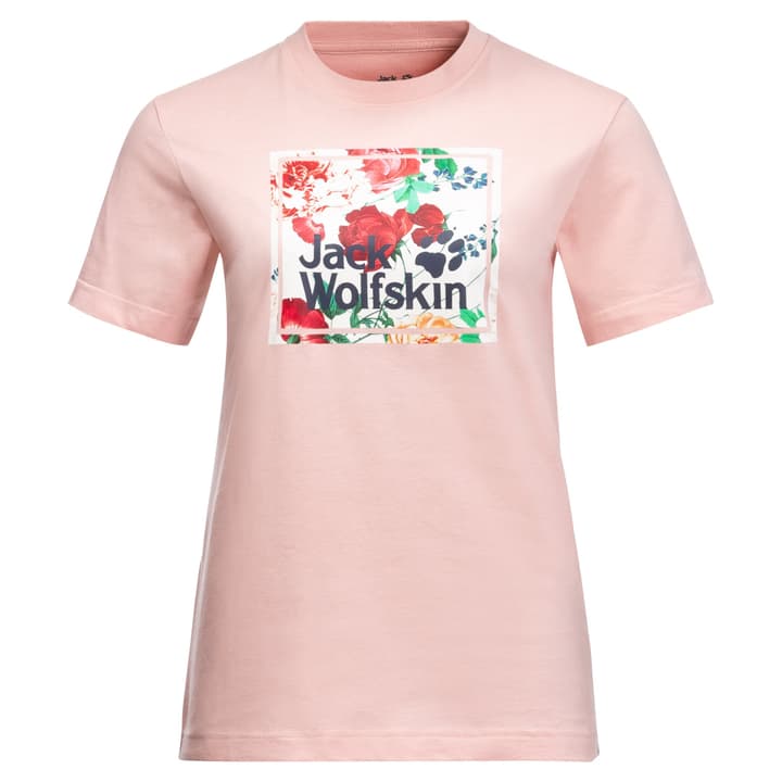 Image of Jack Wolfskin Flower Logo Trekkingshirt rosa bei Migros SportXX