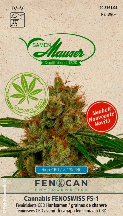 Image of Samen Mauser Cannabis Fenoswiss (FS 1) Kräutersamen bei Do it + Garden von Migros