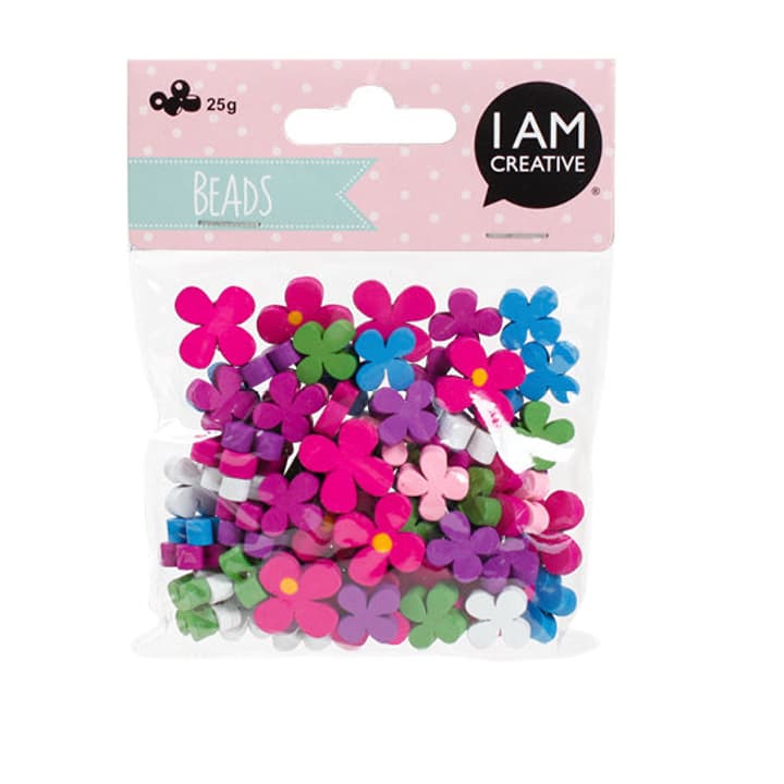 Image of I AM CREATIVE KIDS BEADS MIX,HOLZ Bastelperlen