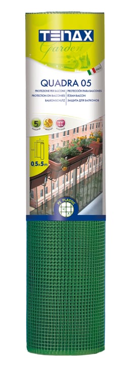 Image of Mehrzweckgitter Quadra 05 grün Kunststoffzaun bei Do it + Garden von Migros