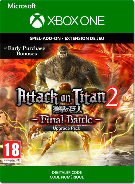 Xbox One - A.O.T. 2 Final Battle Upgrade Pack Download (ESD) Xbox One - A.O.T. 2 Final Battle Upgrade Pack Download (ESD) 785300145769 Photo no. 1